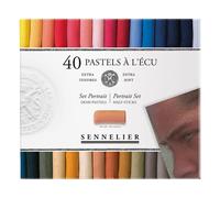 Sennelier - Boîte en carton de 40 demi-pastels ECU Portrait - N132237.00