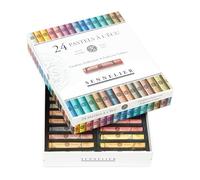 Sennelier Coffret 24 Pastels Secs Iridescent - Pastels Tendres Professionnels Haute Pigmentation - Couleurs Irisées Lumineuses - Coffret Beaux-Arts pour Dessin, Illustration et Techniques de Pastel