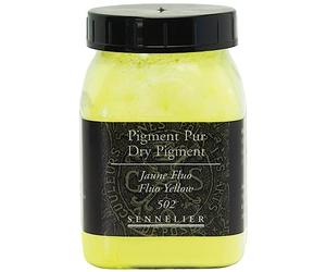 Sennelier : Dry Pigment : 100g Jar : Fluorescent Yellow