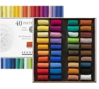 Sennelier ensemble de Pastel secs 40 demi-pastels tendres"à l'écu" Pastel Extra Fins et 1 cartes