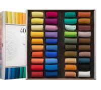Sennelier ensemble de Pastel secs 40 demi-pastels tendres à l'écu Pastel Extra Fins SÉLECTION General et 2 cartes