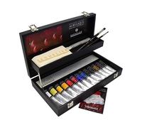 Sennelier Kit de peinture acrylique Coffret en bois Extra-fine 13 x 60 ml