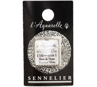 Sennelier Aquarelle demi-pan Le Blanc de Titane (116) extra-fine, opaque