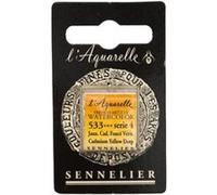 Sennelier L'Aquarelle - Peinture - aquarelle - jaune de cadmium profond - opaque - demi-plateau G