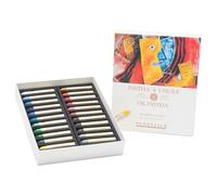 Sennelier Lot de 24 pastels à l'huile assortis, bois, verre, métal, 24 pièces