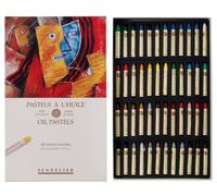 Sennelier 62.3941 Set de pastels à l'huile Basic Shades 48 pièces
