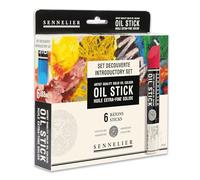 Kit découverte Sennelier avec 6 bâtons à l'huile - Kit de bâtons à l'huile - N130123