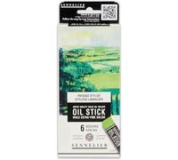 Sennelier Lot de 6 mini bâtonnets d'huile - Paysage abstrait - N130116.05