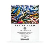 Sennelier Pastel sec Card (fine Papier de verre grain) Pad 40x30cm 12 feuilles of 6 assorted colours 360gs