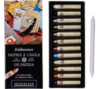 Boite De 12 Pastels À L'huile - Couleurs Irisées - Sennelier