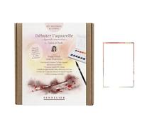Sennelier Peinture Aquarelle. SET DECOUVERTE - Ondine de Peretti + Pinceau et 1 carte