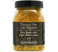 Sennelier - Pigment de peinture - pour peinture aquarelle, peinture à l'huile, pastel - jaune ocre clair - opaque - 110 g Jaune G
