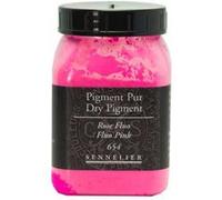Pigment En Poudre - Sennelier - Rose Fluo - Pot De 200 Ml