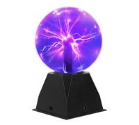 SENQIU Boule de Plasma Magique Lumière de Boule Lumineuse Tactile 6 Pouces | Électrostatique Sensible au Toucher 15CM Lampe Plasma Enfant D'électricité pour Décoration Chambre Table de Chevet Veilleuse