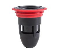 SENRISE Soupape Clapet Anti-Refoulement de Vidange de Sol de Douche, Bouchon de Vidange Unidirectionnel Anti-Odeur de Canalisation d'Égout, Noir