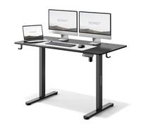 SENSE7 Bureau électrique Assis Debout Réglable Hauteur 120x60 Noir