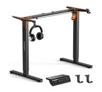 SENSE7 NOJO Light - Structure de bureau électrique - Réglable de 72 à 118 cm - Charge maximale de 70 kg - Bureau assis-debout Noir
