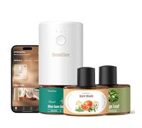 SenseFlow Diffuseur d'arômes pour huiles essentielles Smart Wi-FI SF101S Pro, diffuseur de Parfum à ultrasons sans Eau, 120 Jours d'arôme pour la Maison - Eucalyptus Bleu & Petitgrain & Bois d'Azur