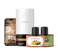 SenseFlow Diffuseur d'arômes pour huiles essentielles Smart Wi-FI SF101S Pro, diffuseur de Parfum à ultrasons sans Eau, 120 Jours d'arôme pour la Maison - Petitgrain & Verger d'Agrumes & Encens