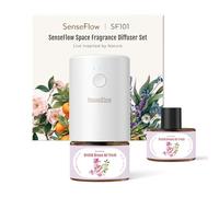 SenseFlow Diffuseur Huiles Essentielles Parfum Maison SF101 Pro, Ultrasonique Sans Eau, 100 % Végétal, Aromathérapie 120 Jours, pour Maison, Hôtel, Studio, Jusqu’à 100 ㎡ - Souffle d'Orchidée