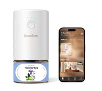 SenseFlow Diffuseur Huiles Essentielles Parfum Maison Smart WLAN SF101S Pro, Ultrasonique Sans Eau, 100 % Végétal, Aromathérapie 120 Jours, pour Maison, Hôtel Jusqu’à 100 ㎡ - Aura d’Étoile Pêche