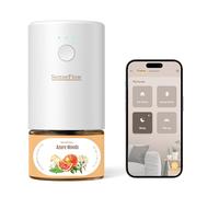 SenseFlow Diffuseur Huiles Essentielles Parfum Maison Smart WLAN SF101S Pro, Ultrasonique Sans Eau, 100 % Végétal, Aromathérapie 120 Jours, pour Maison, Hôtel Jusqu’à 100 ㎡ - Bois Azur