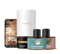SenseFlow Diffuseur Huiles Essentielles Parfum Maison WiFi SF101S Pro, Ultrasonique Sans Eau, 100 % Végétal, Aromathérapie 240 Jours, pour Maison - Encens | Jasmin Pur | Santal Australien