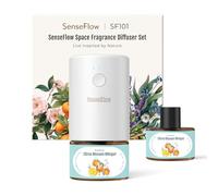 SenseFlow Huile Essentielle pour Diffuseur 30ml - Huile Parfumée pour Aromathérapie, Recharge pour Diffuseur SF101/SF101S, Maison, Bureau, Hôtel et Détente - Bois d'Ambre Épicé