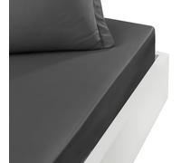 Sensei Maison - Drap Housse Bonnet 40 cm en Percale Coton Soft Percale Plus - 140x190 cm - Anthracite