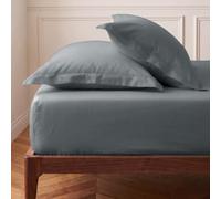 Sensei Maison - Drap Housse Bonnet 40 cm en Percale Coton Soft Percale Plus - 140x200 cm - Galet