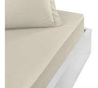 Sensei Maison - Drap Housse Bonnet 40 cm en Percale Coton Soft Percale Plus - 90x200 cm - Ficelle