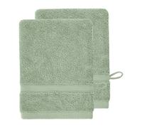 Sensei Maison - Lot de 2 Gants en Coton Biologique 520 g/m² Bio ORGANIKA - 16x22 cm - Sauge