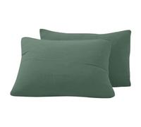 Sensei Maison - Lot de 2 taies d'oreiller en Gaze de Coton LOFT - 50x70 cm - Lichen