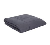 SENSLY Couverture Pondérée 7 kg Micro-Billes de Verre 5 Couches Gris | Polyester, couverture pondérée 7 kg, micro-billes de verre, 5 couches, améliore le sommeil, gris