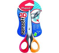 Sensoft Maped Ciseaux 3D 13 cm Rouge/jaune