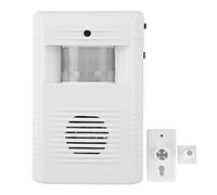 Sensor Capteur D'alarme De Sonnette, Alarme Détecteur Mouvement sans Fil Kit Systèmes Infrarouge Sécurité Porte Carillon Maison Dispositif Bienvenue Electronique pour Extérieur Camping-Car Garage