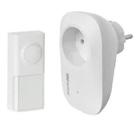 Sentinel - Carillon Ecobell sans fil avec prise intégrée 100 PLUG - blanc