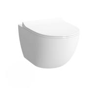 SENTO Cuvette RIM-EX (sans bride) et abattant ultra-fin avec frein de chute (7748B003-0075 + 120-003R009)