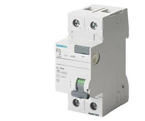 SENTRON 2P 25A 0,03A Disjoncteur différentiel type AC pôle N gauche 5SV4312-0KL Siemens