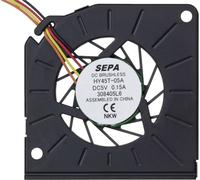 SEPA HY45T05A-830 Ventilateur radial 5 V/DC 2.3 m³/h (L x l x H) 45 x 45 x 5 mm