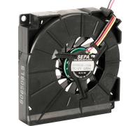 SEPA HYB60A12 Ventilateur radial 12 V/DC 7.9 m³/h (L x l x H) 59.5 x 12.5 x 59.5 mm