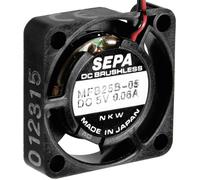 SEPA MFB25B05 Ventilateur axial 5 V/DC 23 l/min (L x l x H) 25 x 25 x 6.5 mm