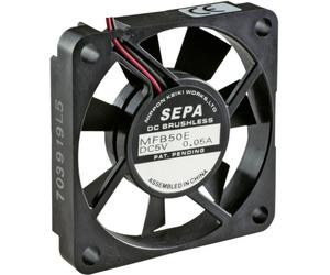 SEPA MFB50E12A Ventilateur axial 12 V/DC 14.3 m³/h (L x l x H) 50 x 10.2 x 50 mm