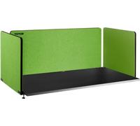 Séparateur de bureau Panneau de confidentialité pour bureau 60 pouces, 3 panneaux Panneau acoustique de confidentialité, panneau acoustique insonorisant, réduit le bruit et les distractions visuelles,