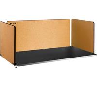 Séparateur de bureau Panneau de confidentialité pour bureau 60 pouces, 3 panneaux Panneau acoustique de confidentialité, panneau acoustique insonorisant, réduit le bruit et les distractions visuelles,