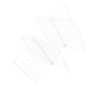 Séparateur de Compartiment Congélateur en Fer, Grille 6 Cases | Organisation des Petits Aliments, Installation Facile, Entretien Simple, Blanc, Usage en Restaurants