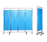 Séparateur De Confidentialité For Cloison De Confidentialité Médicale À 3 À 6 Panneaux, Écrans Protection Mobiles, Écrans De Confidentialité Roulants Pliants(4-Panel)