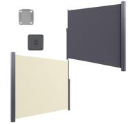 Séparateur De Confidentialité Pliable for Terrasse, Pare-Soleil 1 Pièce | Protection solaire, imperméable, coupe-vent, for cour, toit-terrasse, bord de piscine,2x6m,1,8x5m.(Dark Gray,2x5m/7x16ft)