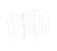 Séparateur de Congélateur en Fer, Grille Fine 6 Cases pour Rangement | Design à Grille Raffinée, Entretien Facile, Optimisation de L’espace, Structure Robuste, pour Armoire et Congélateur