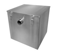 Séparateur de Graisse Commecial 60L en Acier Inoxydable Récupérateur Bac piège à Graisse - Sous Evier - Elimine les déchets de vos eaux - Parfait pour Restaurant, Bar, Cuisine HORECA CHRD